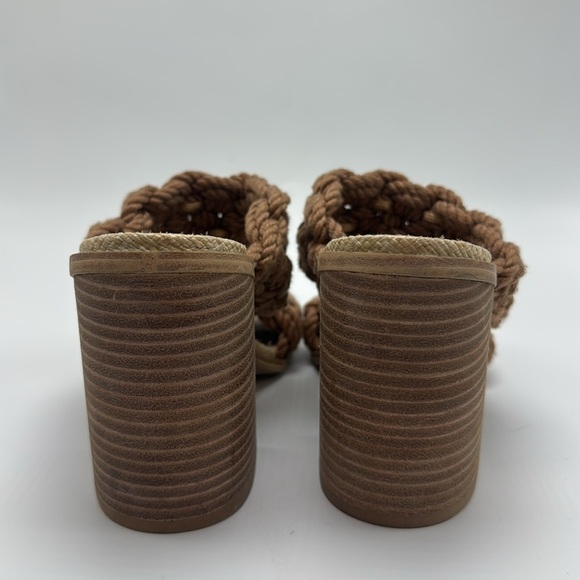 DV Dolce Vita Women's Roulette Heeled Sandal 7 braided rope boho - Picture 6 of 6